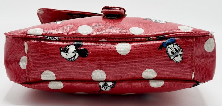 Cath Kidston Disney Mickey Mouse Bag Red White Polka Dot Spot Handbag Base