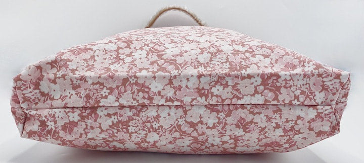 Cath Kidston Peanuts Snoopy Pink Love Tote Bag Large Leather Handbag Base
