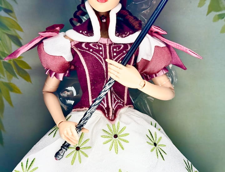 Disney Haunted Mansion Sarah Sally Slater Limited Edition Doll Corset Close Up