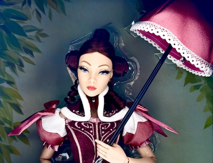 Disney Haunted Mansion Sarah Sally Slater Limited Edition Doll Face Close Up