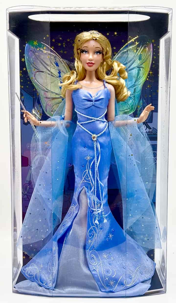 Disney Store Blue Fairy Doll Limited Edition Pinocchio 85th Anniversary Front Full View