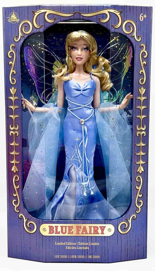 Disney Store Blue Fairy Doll Limited Edition Pinocchio 85th Anniversary Front In Box