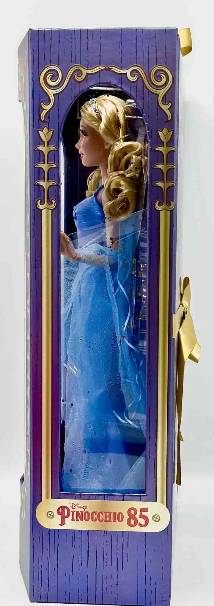 Disney Store Blue Fairy Doll Limited Edition Pinocchio 85th Anniversary Left In Box