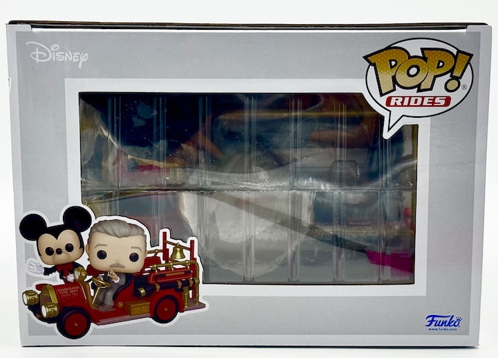 Funko Pop Rides Mickey Mouse and Walt Disney Fire Engine 312 DLR 70th Top