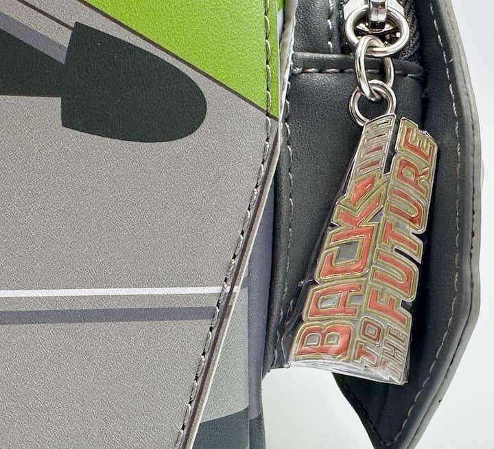 Loungefly Back to the Future Mini Backpack DeLorean Light Up Bag Keyring