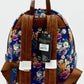Loungefly Bambi Mini Backpack 707 Street Disney Bag Blue Floral Straps