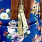 Loungefly Bambi Mini Backpack 707 Street Disney Bag Blue Floral Zips
