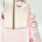Loungefly Barbie Pink Convertible Mini Backpack Bag Left Side