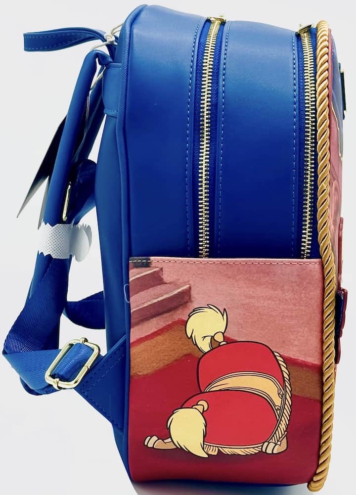 Loungefly Beauty and the Beast Ballroom Mini Backpack WonderCon Bag Right Side