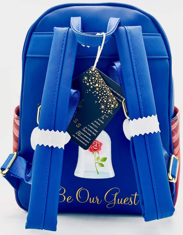 Loungefly Beauty and the Beast Ballroom Mini Backpack WonderCon Bag Straps