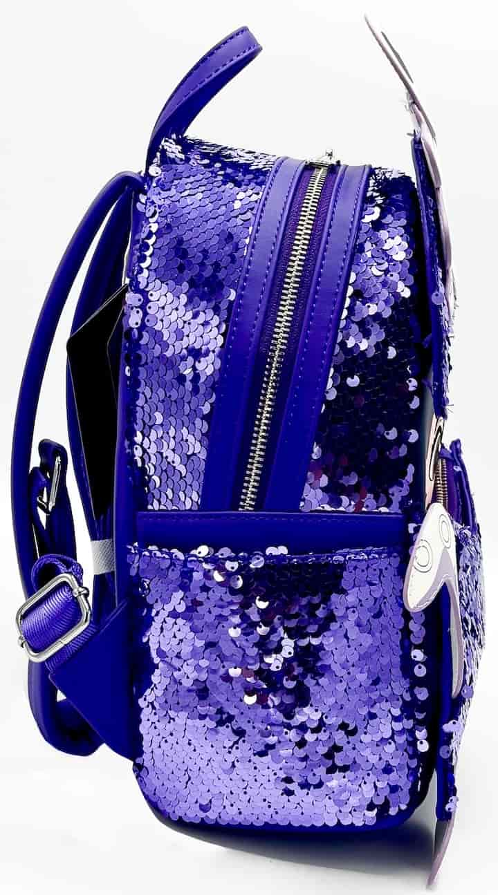 Loungefly Boo Sequin Mini Backpack Disney Pixar Monsters Inc Bag Right Side