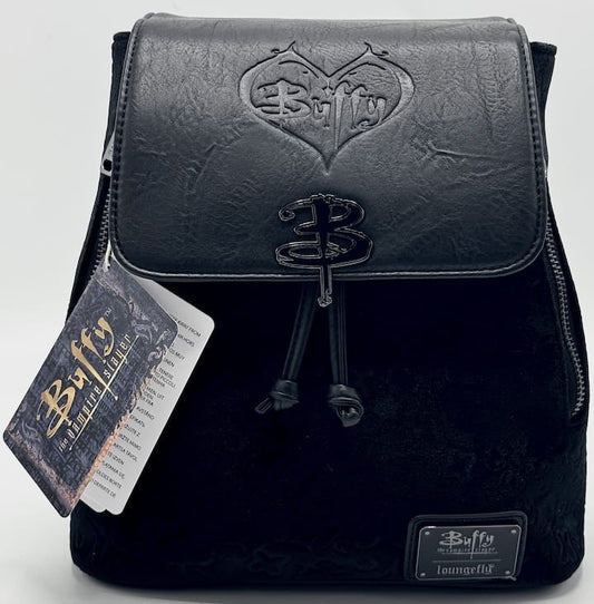 Loungefly Buffy the Vampire Slayer Mini Backpack TV Series Bag Front Full View