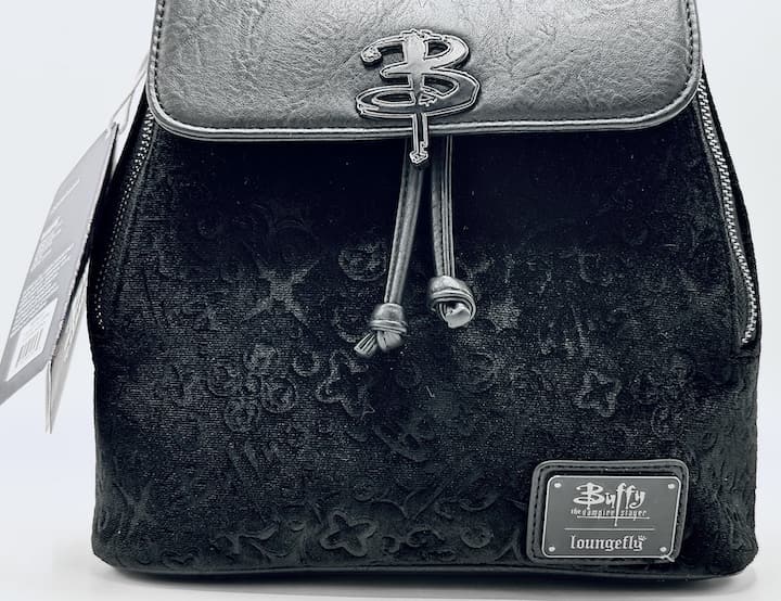 Loungefly Buffy the Vampire Slayer Mini Backpack TV Series Bag Front Logo