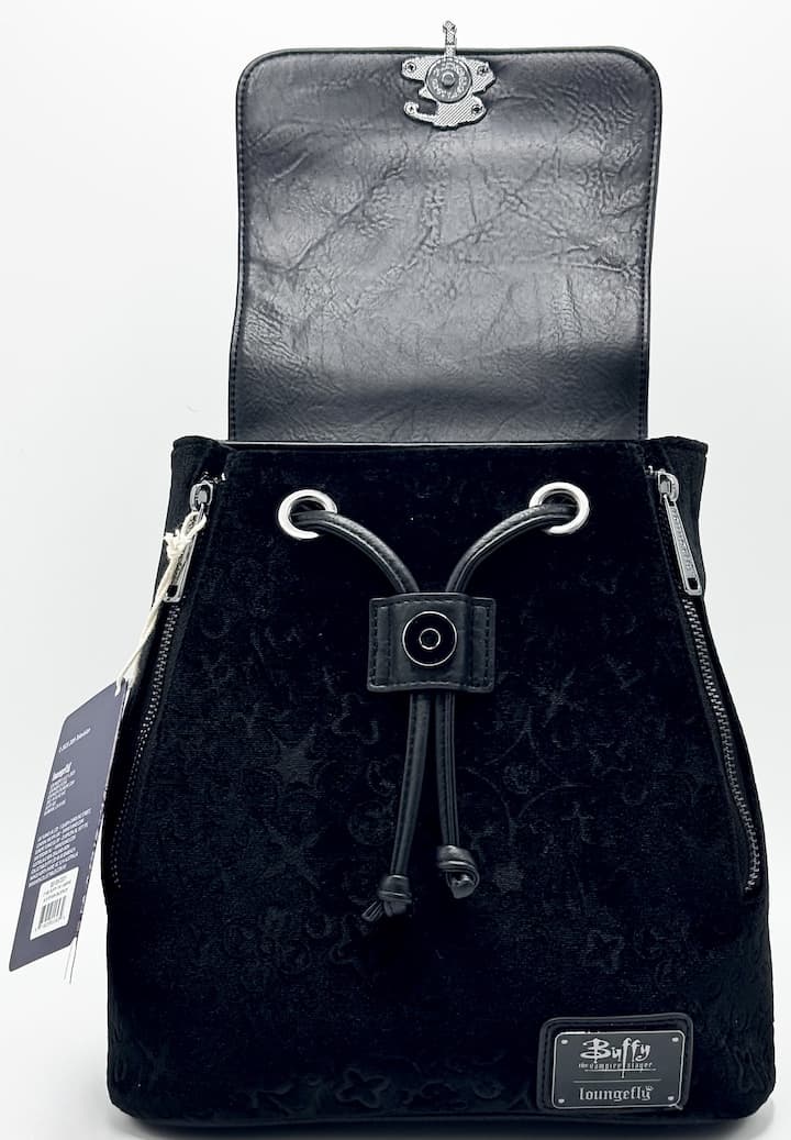 Loungefly Buffy the Vampire Slayer Mini Backpack TV Series Bag Inside Flap