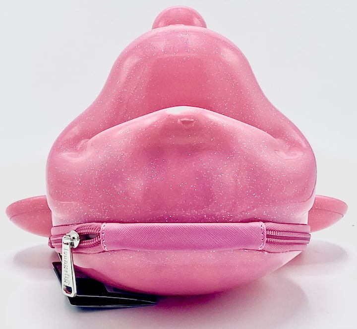 Loungefly Disney 100 Minnie Mouse Pink Glitter Figural Crossbody Bag Base