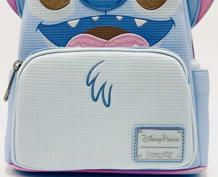 Loungefly Disney Parks 626 Day Mini Backpack Stitch Cosplay Bag Front Pocket