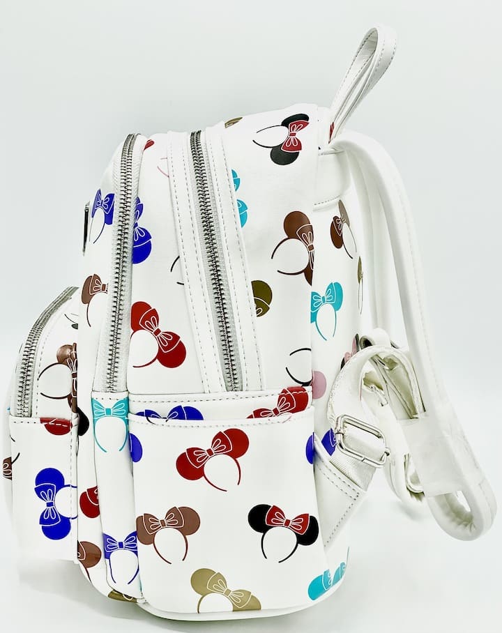 Loungefly Disney Parks Ear Headband Mini Backpack Ears Holder AOP Bag Left Side