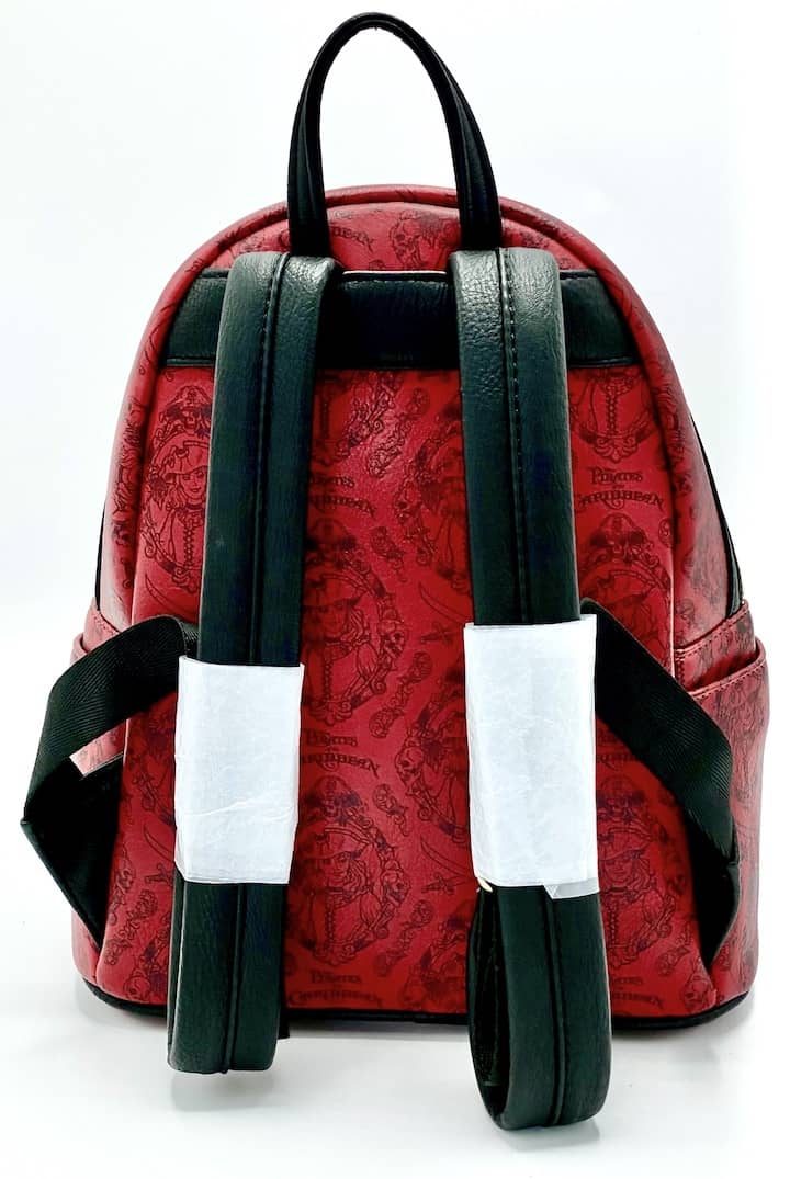 Loungefly Disney Parks Pirates of the Caribbean Mini Backpack Redd Bag Straps