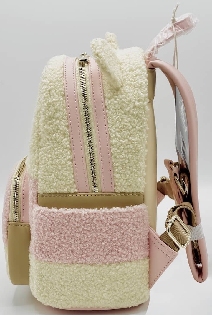 Loungefly Disney Parks Winnie the Pooh Mini Backpack Pastel Bag Left Side
