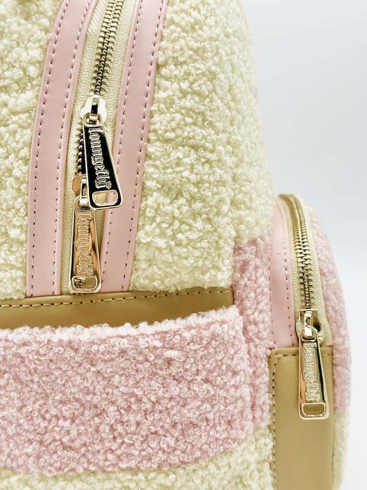 Loungefly Disney Parks Winnie the Pooh Mini Backpack Pastel Bag Zips