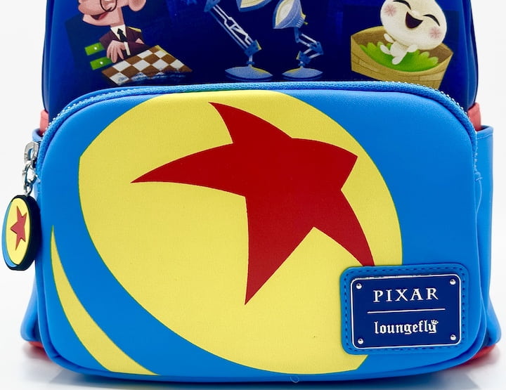 Loungefly Disney Pixar Shorts Mini Backpack Lava Luxo Jr Bao Geri Bag Front Pocket