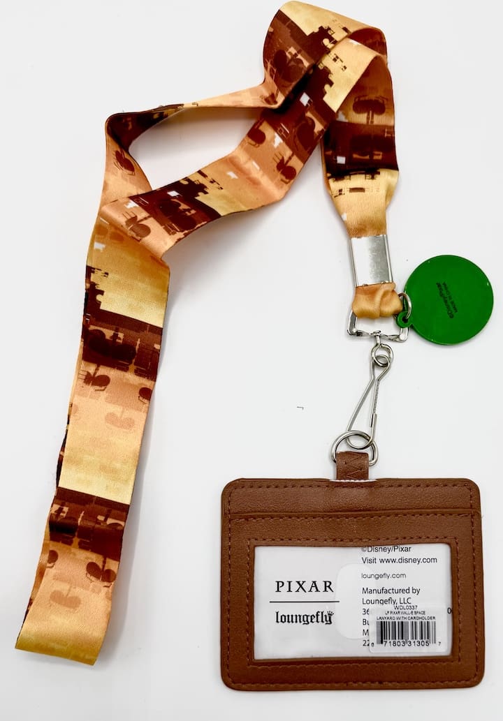 Loungefly Disney Pixar Wall-E and Eve Space Lanyard ID Holder Back