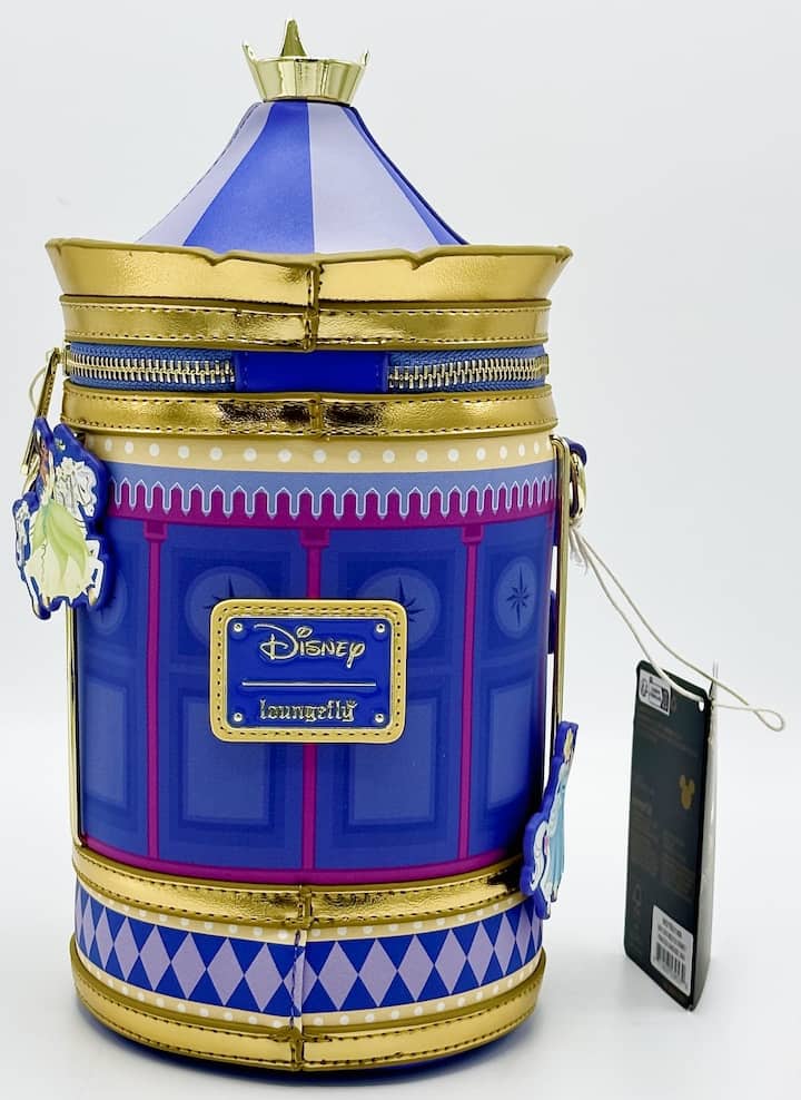 Loungefly Disney Princess Carousel Crossbody Bag Back