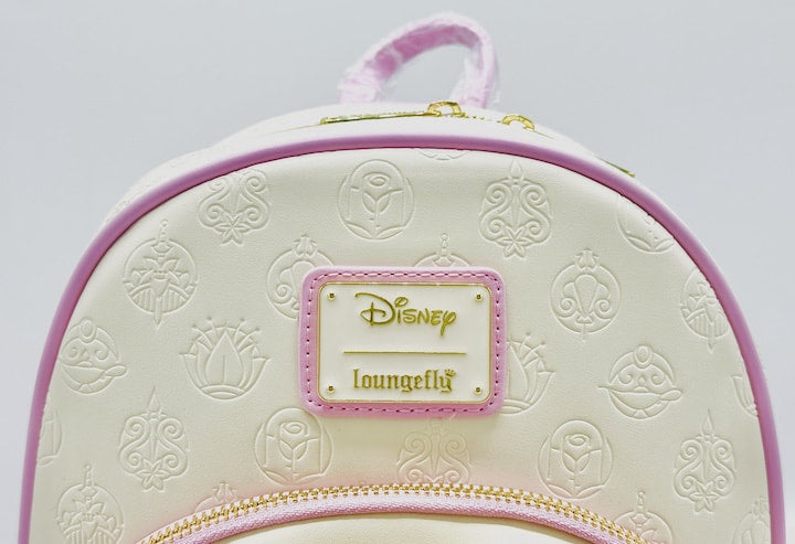 Loungefly Disney Princess Ferris Wheel Mini Backpack Bag Front Logo