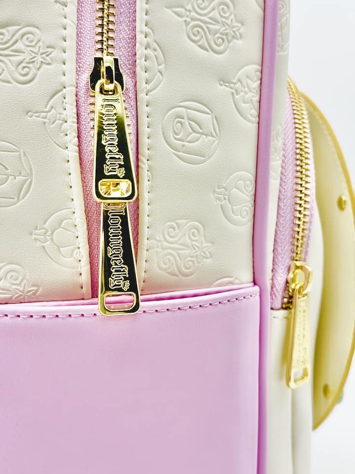 Loungefly Disney Princess Ferris Wheel Mini Backpack Bag Zips