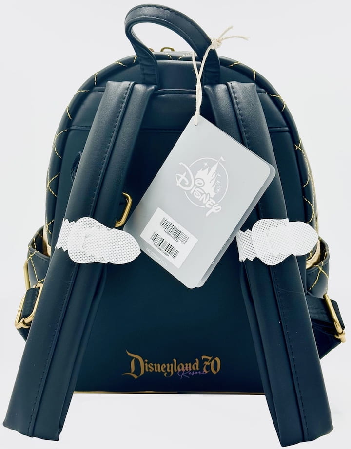 Loungefly Disneyland 70th Mini Backpack Sleeping Beauty Castle Bag Straps