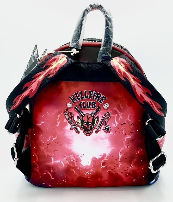 Loungefly Eddie Munson Mini Backpack Stranger Things Bag Back Hellfire Club Logo