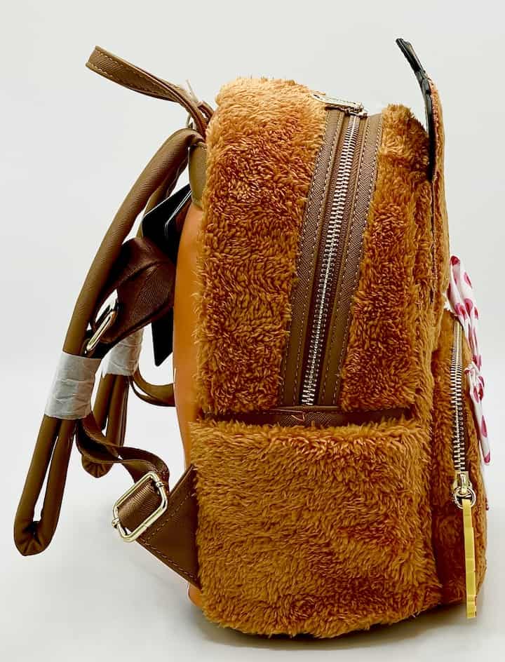 Loungefly Fozzie Bear Cosplay Mini Backpack Disney The Muppets Bag Right Side