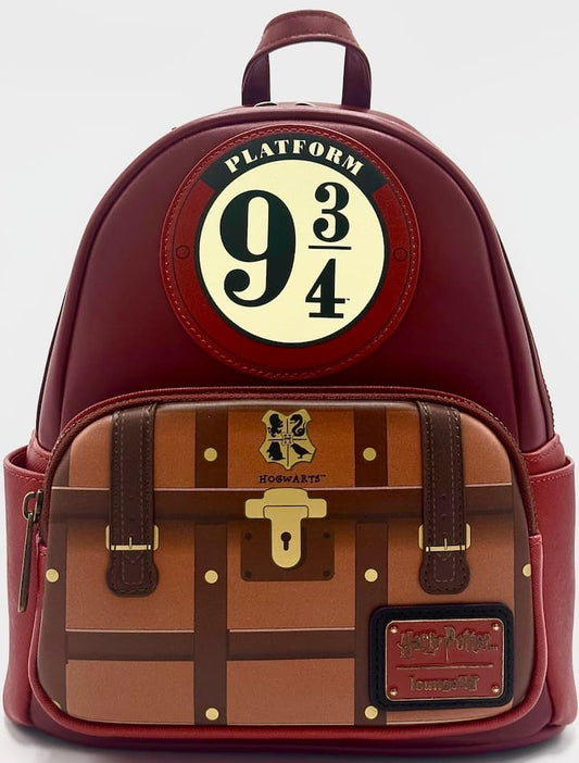 Loungefly Harry Potter Hogwarts Express Backpack Platform 9 3/4 Bag Front Full View