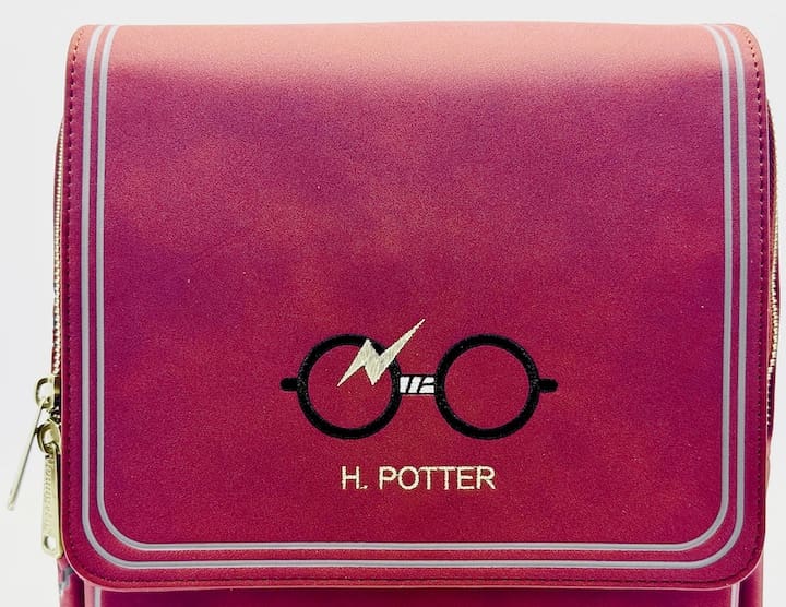 Loungefly Harry Potter Satchel Mini Backpack Glasses Flap Bag Front Flap