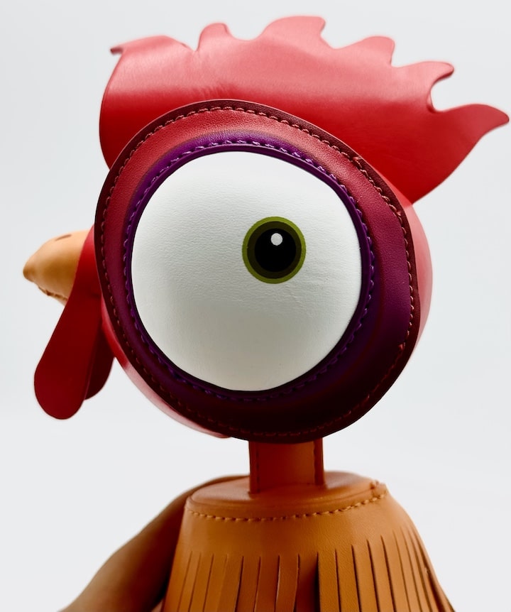 Loungefly Hei Hei Figural Crossbody Disney Moana Bag Head Left Side