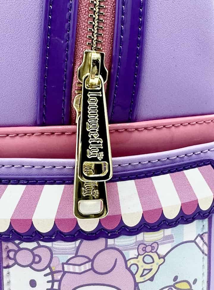 Loungefly Hello Kitty Bakery Mini Backpack NYCC 2025 Sanrio Bag Zips