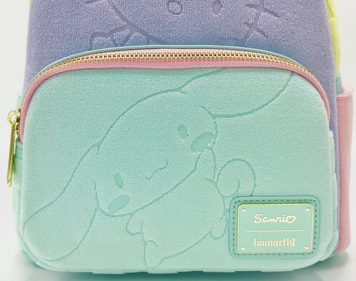 Loungefly Hello Kitty SDCC Mini Backpack Sanrio Colour Block Bag Front Bottom