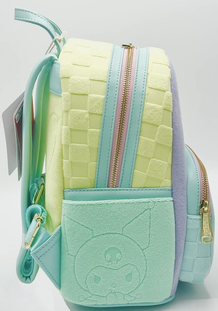 Loungefly Hello Kitty SDCC Mini Backpack Sanrio Colour Block Bag Right Side