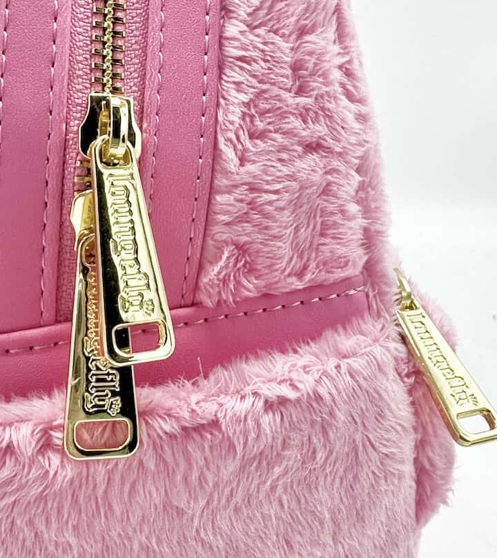 Loungefly Hello Kitty Teddy Bear Mini Backpack Sanrio Plush Bag Zips