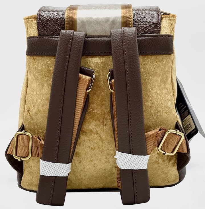 Loungefly Hufflepuff Velvet Banner Mini Backpack Harry Potter Bag Straps