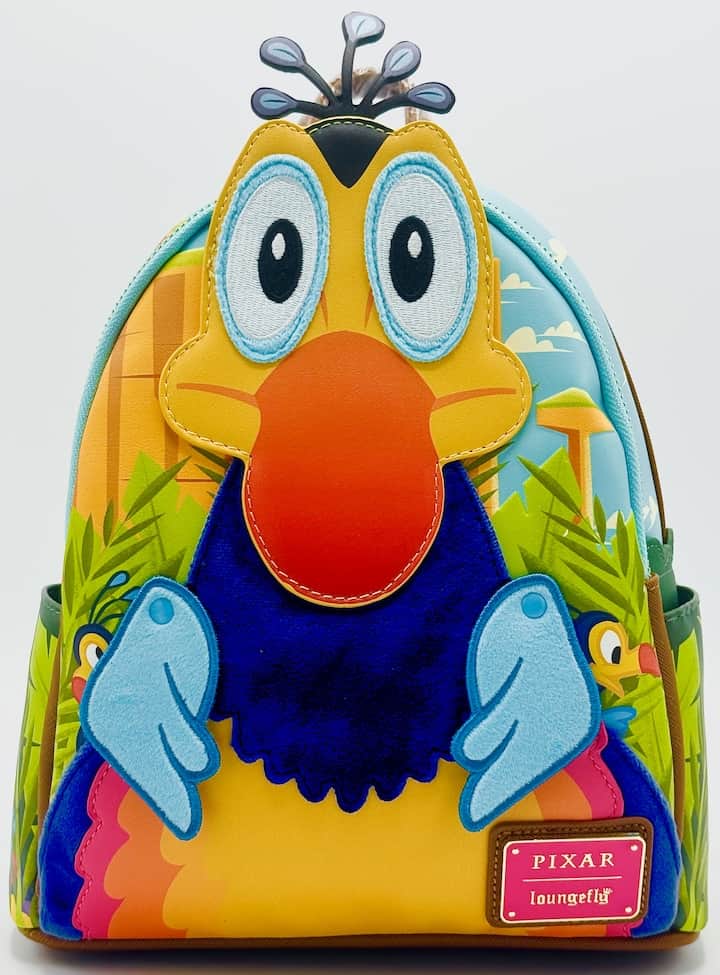 Loungefly Kevin Cosplay Mini Backpack Disney Pixar Up Bag Front Full View