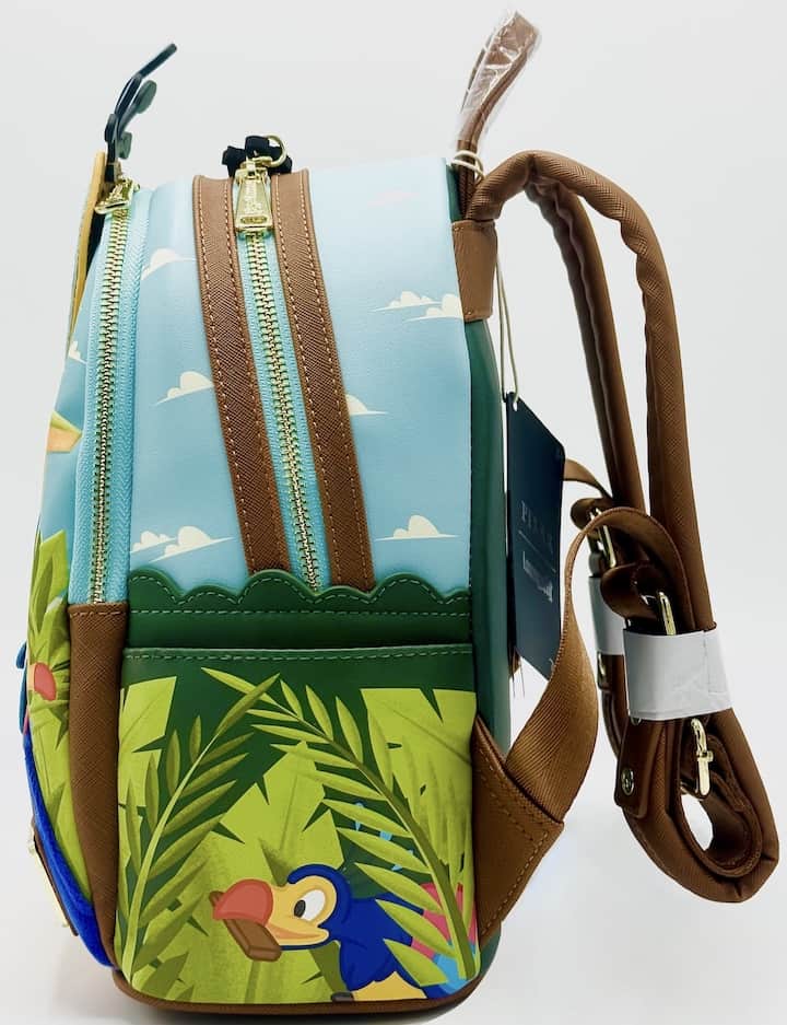 Loungefly Kevin Cosplay Mini Backpack Disney Pixar Up Bag Left Side