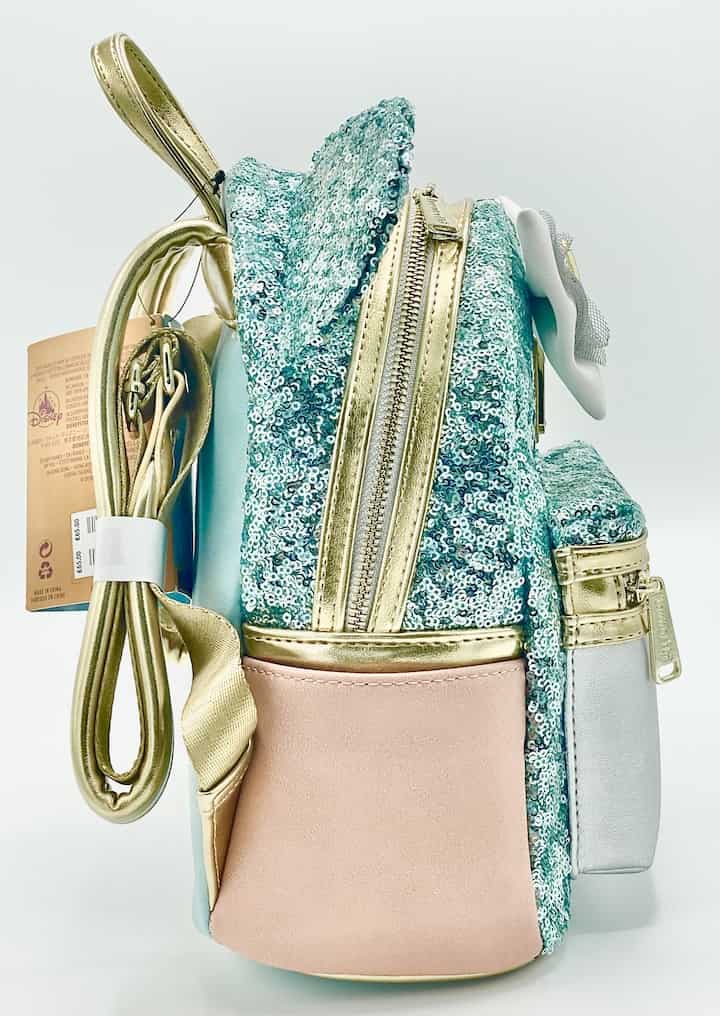 Loungefly King Arthur Carousel MMMA Minnie Mouse Main Attraction Bag Right Side