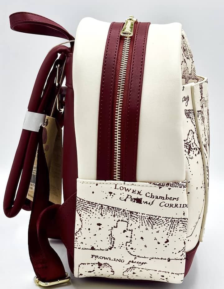 Loungefly Marauder's Map Mini Backpack Harry Potter Hogwarts Bag Right Side