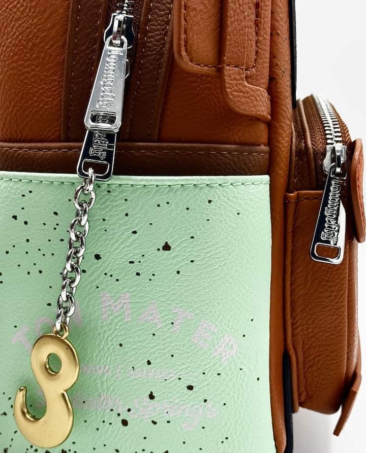 Loungefly Mater Cosplay Mini Backpack Disney Pixar Cars Bag Zips