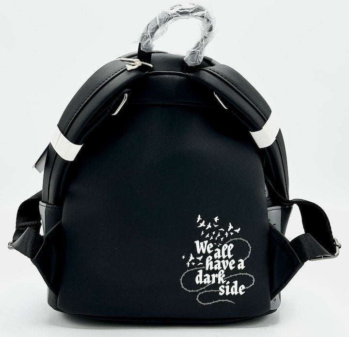 Loungefly Nevermore Window Mini Backpack Wednesday Addams Bag Back