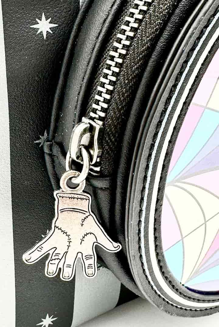 Loungefly Nevermore Window Mini Backpack Wednesday Addams Bag Thing Keyring