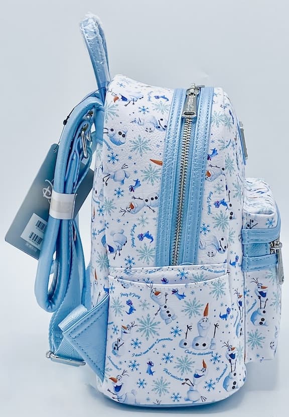 Loungefly Olaf Bruni Mini Backpack Frozen 2 Disney Samantha AOP Bag Right Side
