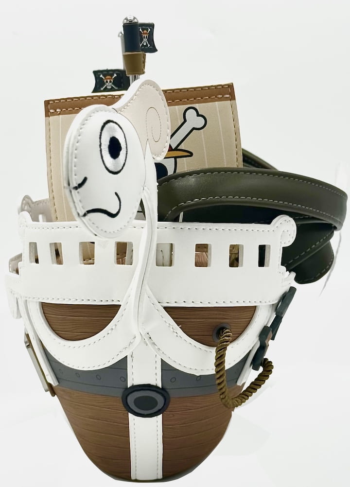 Loungefly One Piece SDCC Crossbody Going Merry Figural Bag Front