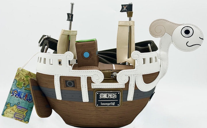 Loungefly One Piece SDCC Crossbody Going Merry Figural Bag Left Side